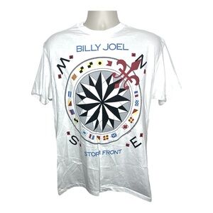 Sz Large Vintage 1989 Billy Joel Storm Front Tour T Shirt  Single Stitch